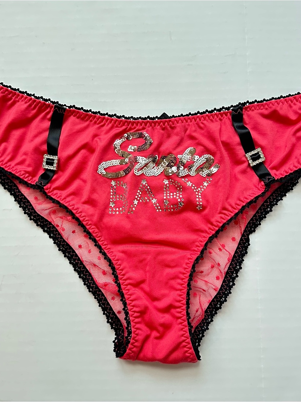 New Victoria’s Secret 2011 Santa Baby Panty Underwear Large Vintage Y2K